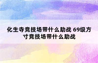 化生寺竞技场带什么助战 69级方寸竞技场带什么助战